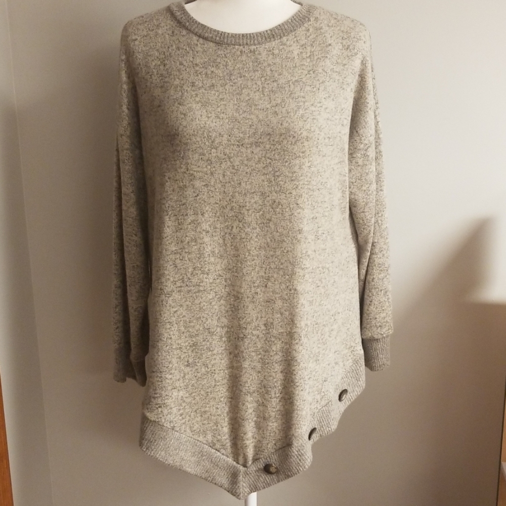 Oatmeal Asymmetrical top